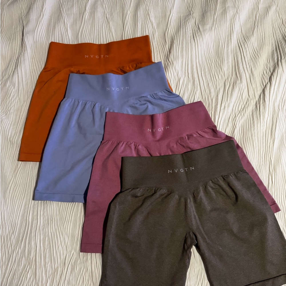 NVGTN High-Waisted Biker Shorts Set